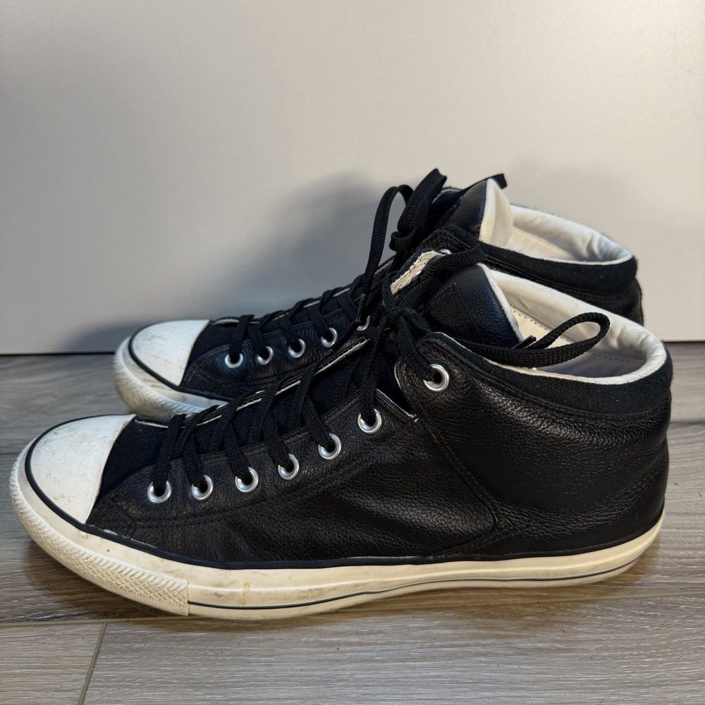 Converse CT All Star 149426C Men's Size 13 Black Leather High Sneakers